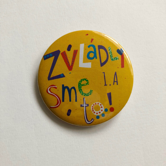 Zvládli sme to! – žltá