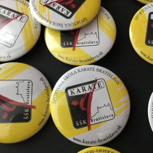 odznaky pre športový klub karate bratislava