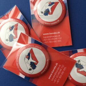 odznaky pre slovenský zväz karate